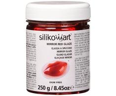silikomart 73.107.05.0001 Glaçage Miroir 250 g Rouge