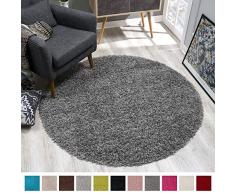 SANAT Tapis PolypropylÃ¨ne Gris 120 cm Rond