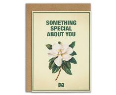 Message Earth 3264441 Carte Double Eco-Design avec Enveloppe Motif Something Special About You Beige Papier RecyclÃ© 16,3 x 12,15 cm