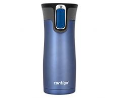 Contigo West Loop Autoseal Travel, Thermique en acier inoxydable, Fiole à vide, Gobelet étanche, Tasse à café avec couvercle facile à nettoyer sans BPA, Monaco, 470 ml