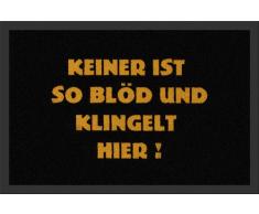 Empire Merchandising 623539 nest si xerotyphlops et Sonne Paillasson Ici, Taille 60 x 40 cm, Matière Polypropylène