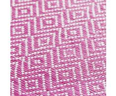 le jardin des cigales set de table 30x45cm fibre papier losamo fuchsia