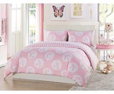 Lala + Bash Doudous en Duvet sans Duvet pour lit Queen Size / King Size / Rose 86 x 86 1 pièce 20 x 26 cm