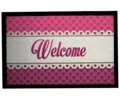 Achoka Text 35 Paillasson Polyester ImprimÃ© 60 x 40 x 1 cm