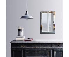 Bonamaison Décoration Murale Impression sur Miroir Encadré sur Toile, Dimensions: 40 x 60 Cm - Conçu et fabriqué en Turquie