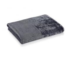 MÃVE Bamboo Luxe Serviette de Toilette 50 x 100 cm, FabriquÃ© en Allemagne, 60% coton / 40% viscose en pulpe de bambou, Stone (Gris)