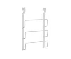 Premier Housewares Sorello Ã Suspendre PoÃªle Couvercle Rack, Fer Ã Repasser, Blanc, 7Â x 24Â x 36Â cm
