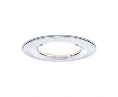 Paulmann 93862 encastrés LED Coin plat Slim plafonnier spot rond 3x6,8W Chrome lumière encastrée protection contre les aspersions IP44