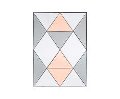 House Doctor Miroir Motif Losanges Multicolore 70 x 50 cm
