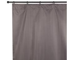 Madura Rideau Occultant Ã galon fronceur DERBY Gris clair 145x280 cm