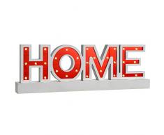 WeRChristmas Panneau de NoÃ«l avec Miroir prÃ©Ã©clairÃ© en Bois, Bois Dense, Blanc, 38 x 3.5 x 12.5 cm