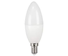 Xavax Ampoule LED (40 W, E14, 470 lm, 15000 h, blanc chaud, LED 230V, ampoule en forme de bougie, remplacement ampoule type R90) Mate