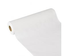 Papstar 85755 Chemin de Table, Non-tissé, Weiss, 10 x 41 x 10 cm