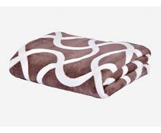 MI CASA Plaid 150X200 Polar Marron