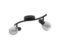 Eglo LB19 Pollica Applique murale 2 x E14 Noir