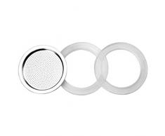 Ibili 620351 Accessoires pour cafetière express Essential 4 Tasses - 2 Joints 100% silicone + 1 Filtre Essential