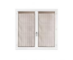 Les Ateliers du Linge Rideau Oeillets Borsa Taupe 110 x 240 cm