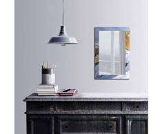 Bonamaison DÃ©coration Murale Impression sur Miroir EncadrÃ© sur Toile, Dimensions: 40 x 60 Cm - ConÃ§u et fabriquÃ© en Turquie