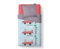 TODAY Parure Housse de Couette Enfant, Coton, Multicolore, 140X 200 CM