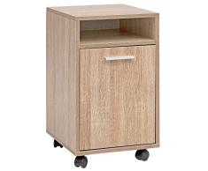 WOHNLING WL5.929 Sonoma Caisson Ã roulettes en Bois 33 x 60 x 38 cm