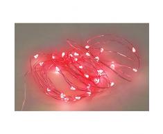 GSC Evolution Guirlande fil 2 m 2 x AA Rouge, Blanc