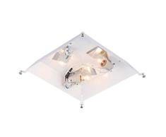 Sulion Base carrÃ©e Plafonnier 40 cm 3 L Blanc