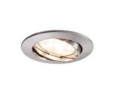 Paulmann 92767 encastrés LED Coin spot encastré clair lumière encastrée rond 6,8W spot Acier orientable protection contre les aspersions IP23