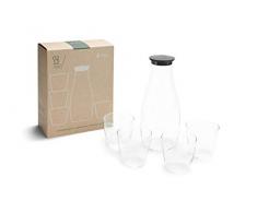 Retap Set eau écologique 1 carafe et 4 gobelets, verre