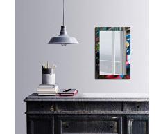 Bonamaison DÃ©coration Murale Impression sur Miroir EncadrÃ© sur Toile, Dimensions: 40 x 60 Cm - ConÃ§u et fabriquÃ© en Turquie