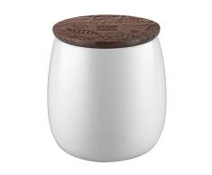 Alessi The Five Season MW62S 2 W Bougie Parfumée Cire à Base Végétale Cardamome Jacinthe et Vétiver Blanc Petite