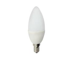 Wonderlamp W-B000028 - Ampoule LED SMD haute puissance, bougie, culot E14, 5.2W, lumiÃ¨re chaude (3000ÂºK), 520 lm, 25000 heures, angle de lumiÃ¨re: 160Âº. Allumage instantanÃ© (100% lumiÃ¨re 0,5s)
