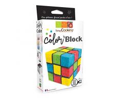 ScrapCooking Kit ColorBlock, INOX apte au Contact Alimentaire, Boite : 21,7 x 11,5 x 4 cm