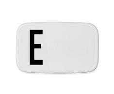 Design Letters Lunch Box Plastique Blanc/Noir 18 cm