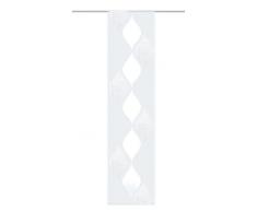 Home Fashion Panneau Coulissant en Voile scherli Polyester Ecru 245Â x 60Â cm