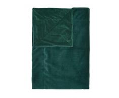 ESSENZA Furry Plaid, Pine Green, 150 cm x 200 cm