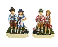 Unbekannt Sunny Toys Statuette, PolyrÃ©sine, Multicolore, 5,5Â x 1,2Â x 7,4Â cm, de 2Â unitÃ©s