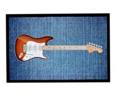 Achoka Icone 58 Paillasson Polyester Imprimé 60 x 40 x 1 cm