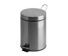 V-part corbeille à papier en acier inoxydable 5 litres
