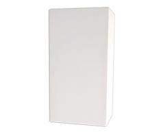 Onlineplaster 434ECOV Applique Moderne et Design, E27, Plâtre blanc naturel, 25 x 13 x 9 cm