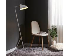 Lampadaire Delicata lampe de sol sur pied blanche dorÃ©e VN-L00043-EU