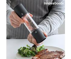 Innovagoods Moulin Ã poivre et sel 2 en 1 acrylique Noir/transparent