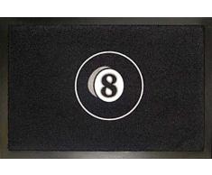 Empire Merchandising 623409 8 Ball Billard, Paillasson, Taille 60 x 40 cm, Matière Polypropylène