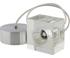 Timpani tmfdekq3b Spot Ã suspension, carrÃ©, 3Â W, Verre, Transparent 3Â W