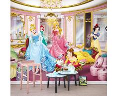 Komar 8-4108 Murale, Papier Peint Photo spécial Allemand, inodore, Lisse et respectueux de lenvironnement. Produit certifié FSC, Disney Princess Miroir, 368cm x 254cm