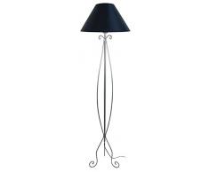 Tosel 50728 Lampadaire Curl Acier 60 W E27 Aluminium