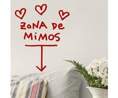 Chispum VIGRA003L - Sticker dÃ©coratif, Design Zone de caresses, 58 x 65 cm