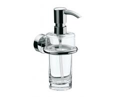 Emco 452100100 Rondo 2 Distributeur encastrable de savon liquide en plastique transparent DosPum Chromé