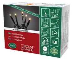 Konstsmide 6351-820 Guirlande Lumineuse Ã Micro LED Plastique, 2 W, Or