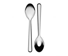 Alessi BG02/14 Couverts à Salade, Acier Inoxydable 18/10, Argent, Taille Unique
