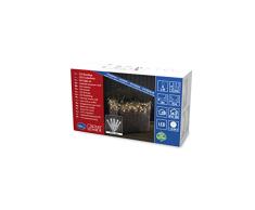 Konstsmide 3811-102 Guirlande Lumineuse Ã Micro LED, Plastique, 5 W, Blanc, 2904 x 1 x 1 cm